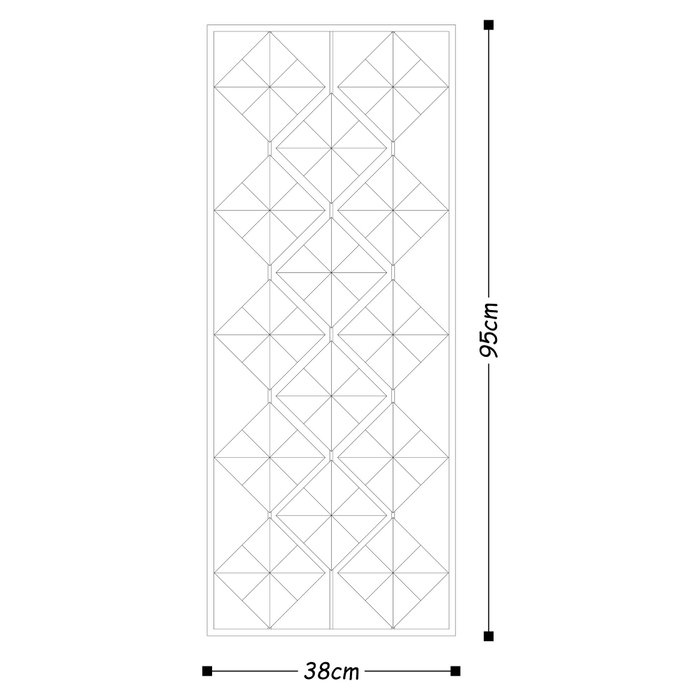Wallity Tesoro Escultura de Pared Multicolor